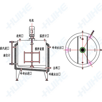 電加熱冷熱缸結構示意圖