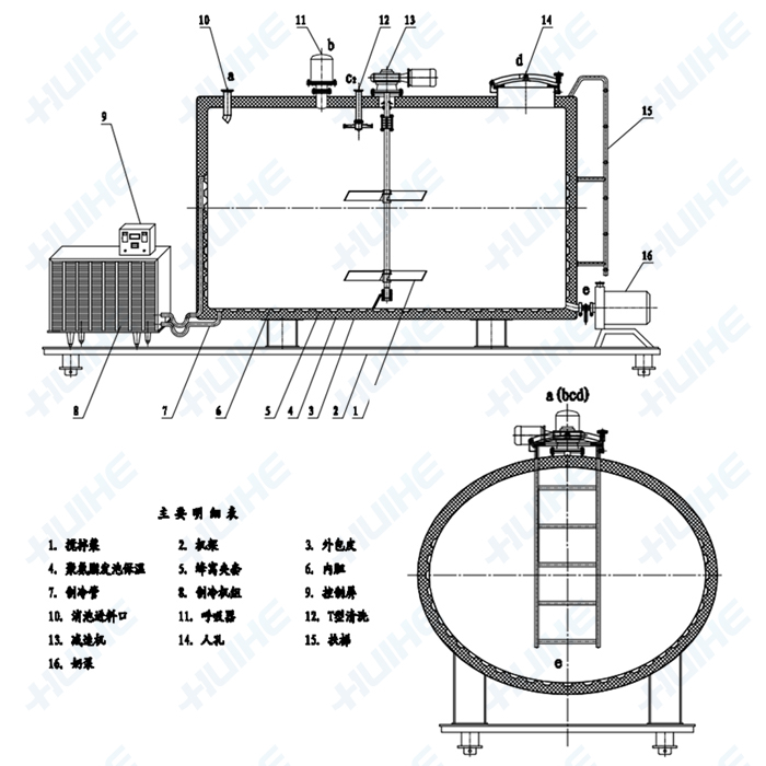 制冷罐結構示意圖