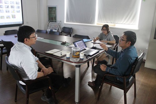 惠合與蘇州客戶爆爆蛋生產線洽談圖1