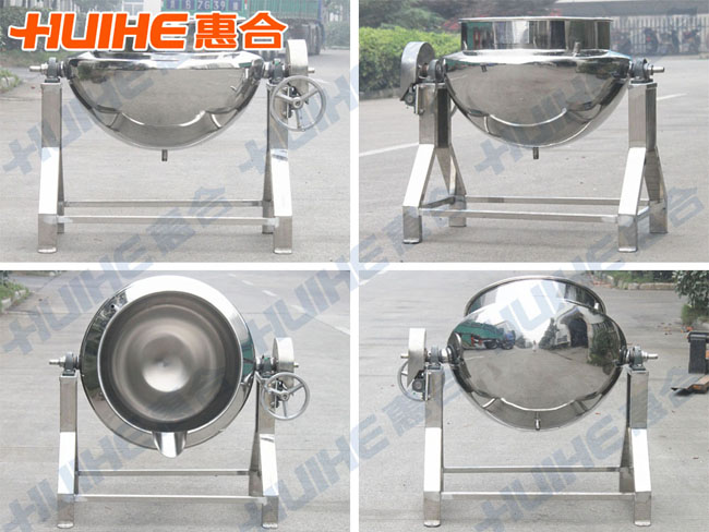 不帶攪拌夾層鍋成品圖